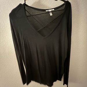 XS PINK long sleeve loose fitting top